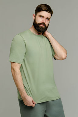 Арт. 61112/5 Футболка мужская 48-58 (6 шт) Цвет:хаки