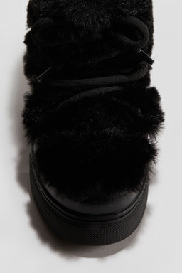Botas de nieve efecto pelo con forro c?lido - H&m фото 4