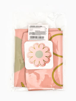 Воздушный шар фольгированный 21 Ромашка. Золотые лепестки, набор 5 шт., розовый сатин - Страна карнавалия фото 5