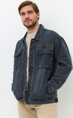 Куртка джинс P511-1251 d.blue