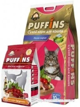 Puffins сухой корм д\кош. 400 г Мясное жаркое 4610003546519