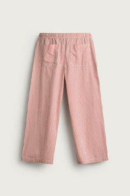 PANTAL?N BAGGY FIT RAYAS / Rojo