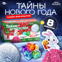 Набор для опытов Тайны Нового года, зайчик