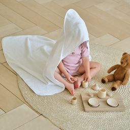 Полотенце уголок махровое Крошка Я 85х85 см, цвет белый, 100% хлопок, 320 г/м  фото 17