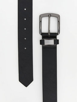 Deri G?r?n?ml? Erkek Kemer