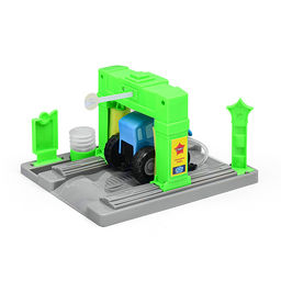 Игрушка пластик свет-звук Автомойка с водой 21 см, коробка