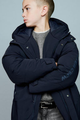 COLOUR BLOCK QUILTED JACKET - Zara фото 10