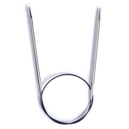 Спицы PRYM 212162 круговые латунь d 5.0 мм 60 см 1 шт серебристые фото 4