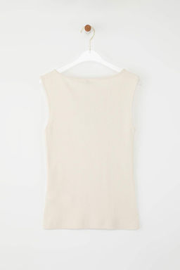 Trendyolmilla K?rm?z? Dugmeli Asimetrik Fitted/Vucuda Oturan Orme Bluz TWOSS25BZ00394 фото 27