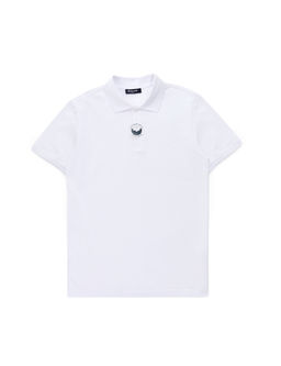 Beyaz Slim Fit %100 Pamuk K_vr_lmaz D__meli Polo Yaka Basic Ti__rt