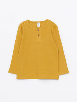 Bisiklet Yaka Uzun Kol Basic Erkek Bebek Pijama Tak?m? - Waikiki фото 2