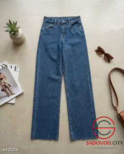 Джинсы с высокой посадкой