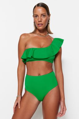 Yesil Hipster Yuksek Bel Bikini Alt? TBESS21BA0057