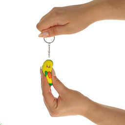 Цена за 12 шт. Сквиш - брелок детский «Авокадо», антистресс - игрушка, МИКС