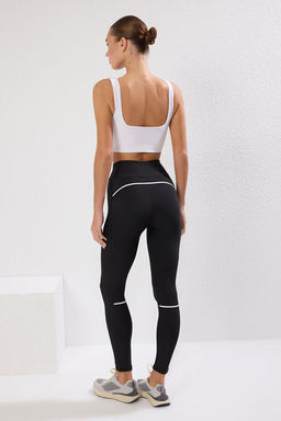 TRENDYOLMILLA Siyah Reflektor Serit Detayl? Tam Boy Orme Spor Tayt THMSS25TY00017  фото 5