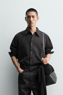 COLOURED DENIM SHIRT - Zara фото 2