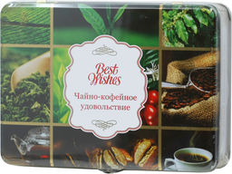 Cafe Esmeralda. Подарочный набор №1 (кофе зерновой и зеленый чай) 350 гр. жест.банка