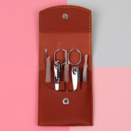 Маникюрный набор 7 предметов / YD-09 /уп 60/240/ (Коричневый) - Галеонтрейд фото 3