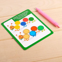 Магнитный набор Умная рыбалка, счёт, цвета, логика, по методике Монтессори - Iq-zabiaka фото 4