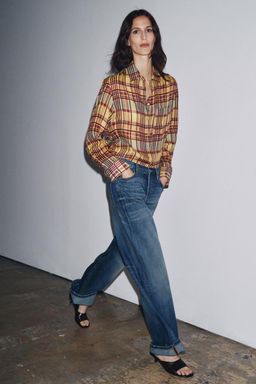 ZW COLLECTION BAGGY LOW-RISE JEANS