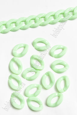 Звено пластиковое 17*23 мм (50 шт) SF-7289, мятный №4