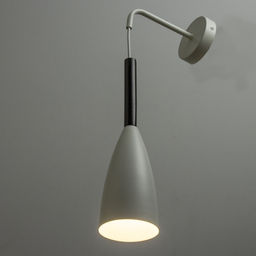 Бра «Капля» Е27 40 Вт белый 10×10×35-135 см