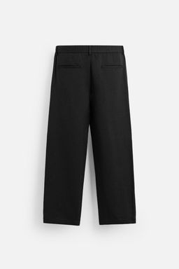 TEXTURED REGULAR FIT TROUSERS - Zara фото 18