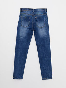 Super Skinny Fit Y?rt?k Detayl? Erkek ?ocuk Jean Pantolon - Waikiki фото 2