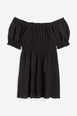 Vestido off-the-shoulder - H&m фото 3