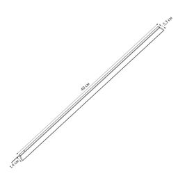 ULI-F41-9,5W4200K/DIM SENSOR IP20 SILVER Панель линейная светодиодная ультратонкая, с бесконтактным выключателем, диммер.600х53х14мм. 540Lm. Серебристый. ТМ Uniel