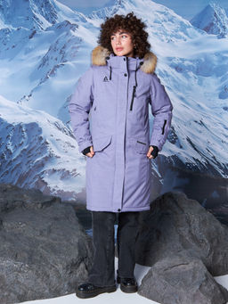 Женская зимняя мембранная парка Azimuth Глория 124/24006_7 Сладкий Лавандовый  фото 21