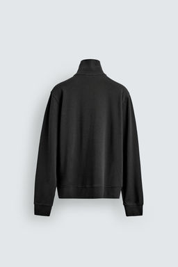 SUDADERA REGULAR FIT CREMALLERA / Gris antracita - Zara фото 9