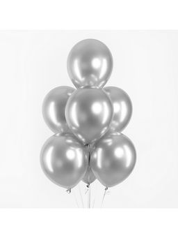 Воздушные шары латексные 12" «Серебро», 50 шт.