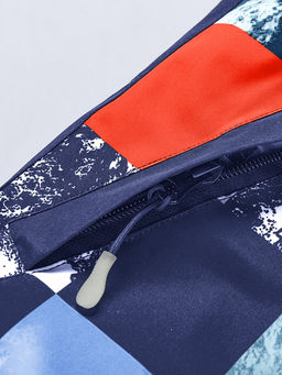 Горнолыжный костюм для мальчика темно-синего цвета 9327TS - Valianly фото 19