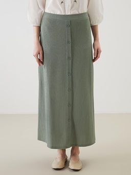 Beli Lastikli Dokulu A Kesim Kad?n Etek