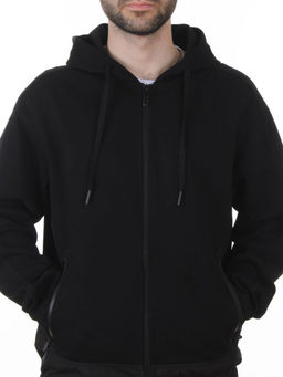 AAL-710 BLACK Костюм спортивный мужской (85% хлопок, 15% полиэстер)