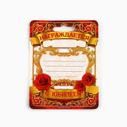 Медаль юбилейная «С юбилеем 55!», d=4 см
