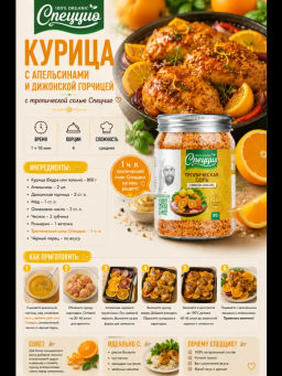 Тропическая соль с мякотью апельсина - Спеццио фото 5