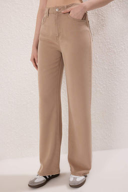 Vizon %100 Tencel Yuksek Bel Wide Leg Jeans TWOSS25JE00262 - Trendyolmilla фото 3