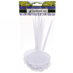 Цена за 3 шт. Табличка садовая для маркировки растений 15*7см "Облако" из пластика 10шт в пакете ДоброСад