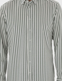 Haki Regular Fit _izgili Uzun Kollu G_mlek - Pierre cardin фото 6