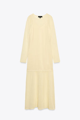 DOUBLE LAYER KNIT DRESS - Zara фото 6
