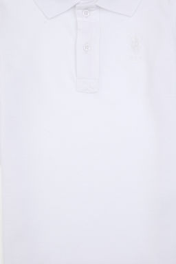 Erkek _ocuk Beyaz Basic Polo Yaka Sweatshirt Sepette S_rpriz _ndirim - U.s. polo assn фото 7