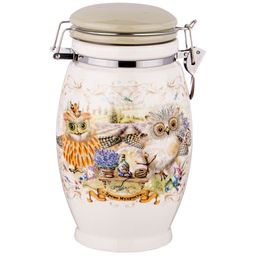 ЕМКОСТЬ ДЛЯ СЫПУЧИХ ПРОДУКТОВ ДЕРЕВО МУДРОСТИ 11,5*11,5 СМ. ВЫСОТА=20 СМ. / 1100 МЛ. - Agness фото 3