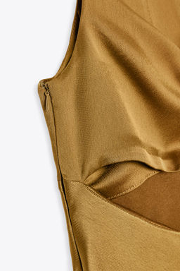 SATIN MIDI DRESS - Zara фото 16