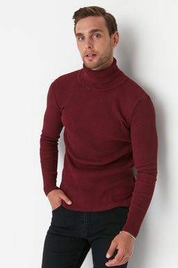 TRENDYOL MAN Lacivert Slim Fit Pamuklu Bal?kc? Yaka Fitilli Orgu Kazak TMNAW20MG0031 - Trendyolmilla фото 55