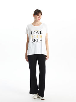 Beli Lastikli Dokulu Kad?n Pantolon