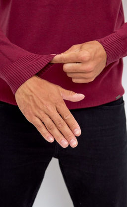 Водолазка мужская F121-01-868 бордовая - Fine joyce фото 12