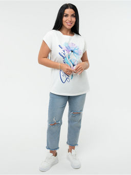 Футболка "Акварель" белая