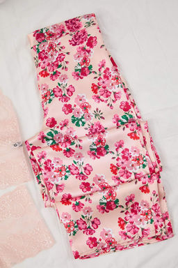 Lacivert 3lu Ceyiz Set Ust Dantel, Alt Saten Ask?l? Kulotlu Dokuma Pijama Tak?m? THMAW26PT00077 - Trendyolmilla фото 48